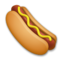 Hot Dog emoji on LG